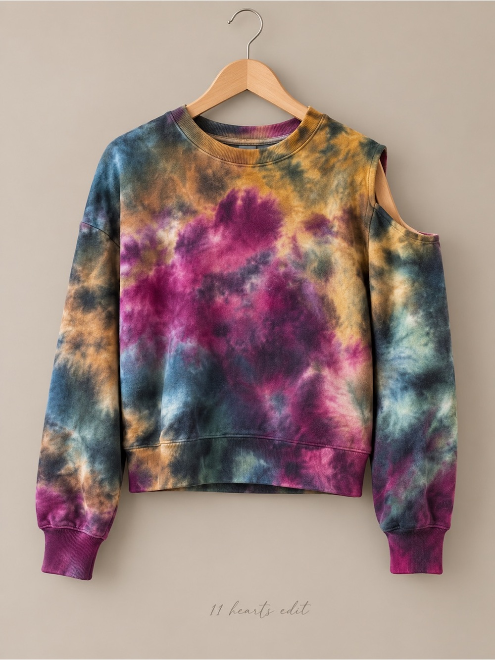 525 Revolve Anthropologie Women’s Tie-Dye Sweatshirt Crewneck Pullover NWT XS